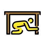Drop Cover Hold SVG Icon